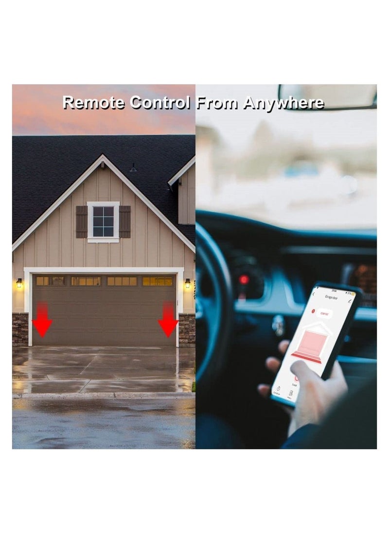 Y&D - Smart WiFi Switch Garage Door Opener Controller Work, WIFI, with Alexa Echo Google Home Life/Tuya APP Control No Hub Required - Image 1