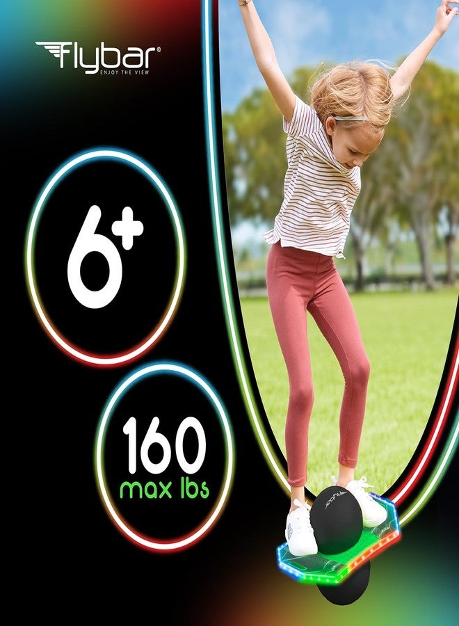 Flybar Pogo Trick Ball for Kids - Balance Bounce Board with Anti-Slip Deck - Pump Included - Indoor & Outdoor Toys for Boys and Girls Fun Way to Reduce Screen Time Supports up to 160 lbs - Ages 6+ - Image 5