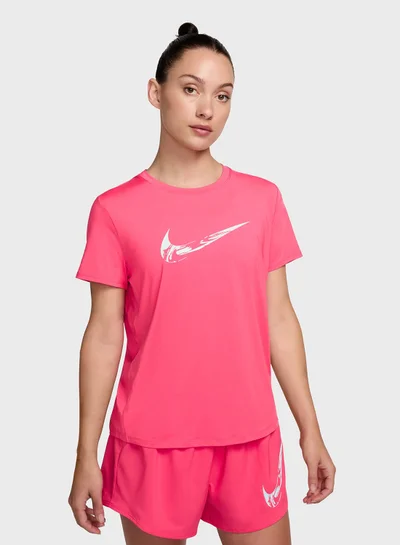 Nike W NK ONE SWOOSH HBR DF SS TOP