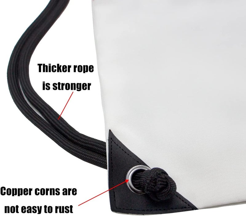 HOLYLUCK Drawstring Backpack Bag Sport Gym Sackpack - Image 5