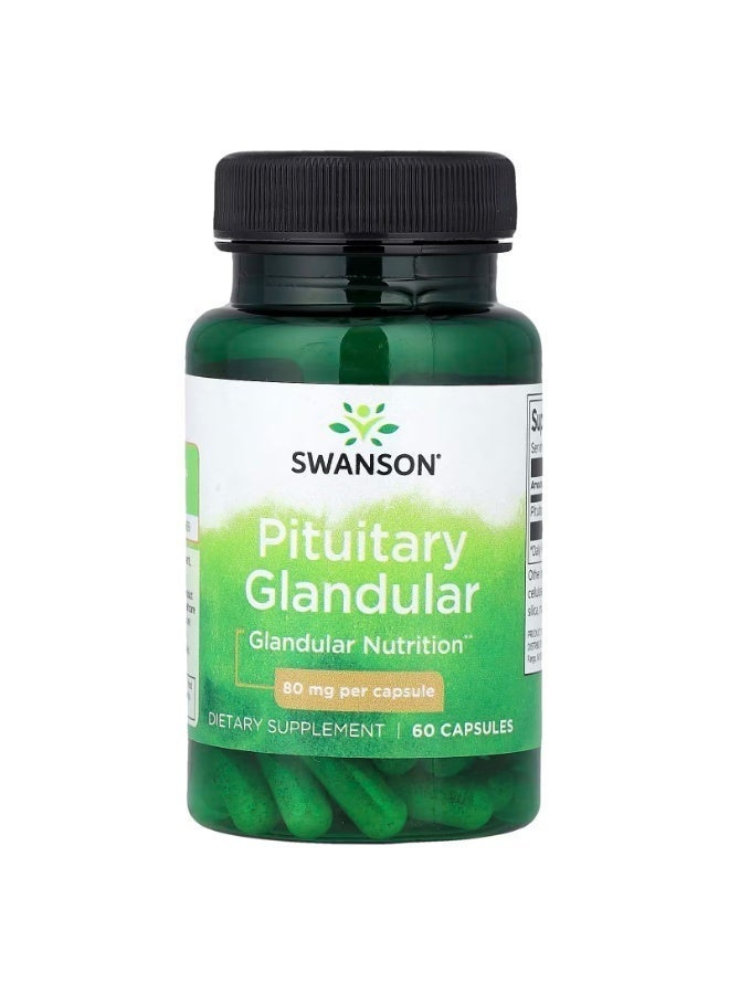SWANSON Pituitary Glandular, 80 mg, 60 Capsules - Image 1