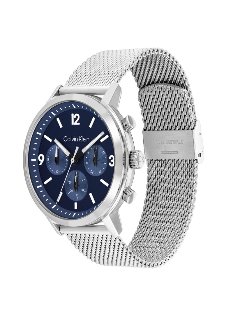 CALVIN KLEIN Round Analog Men's Blue Case Watch - 25200438  - Image 2