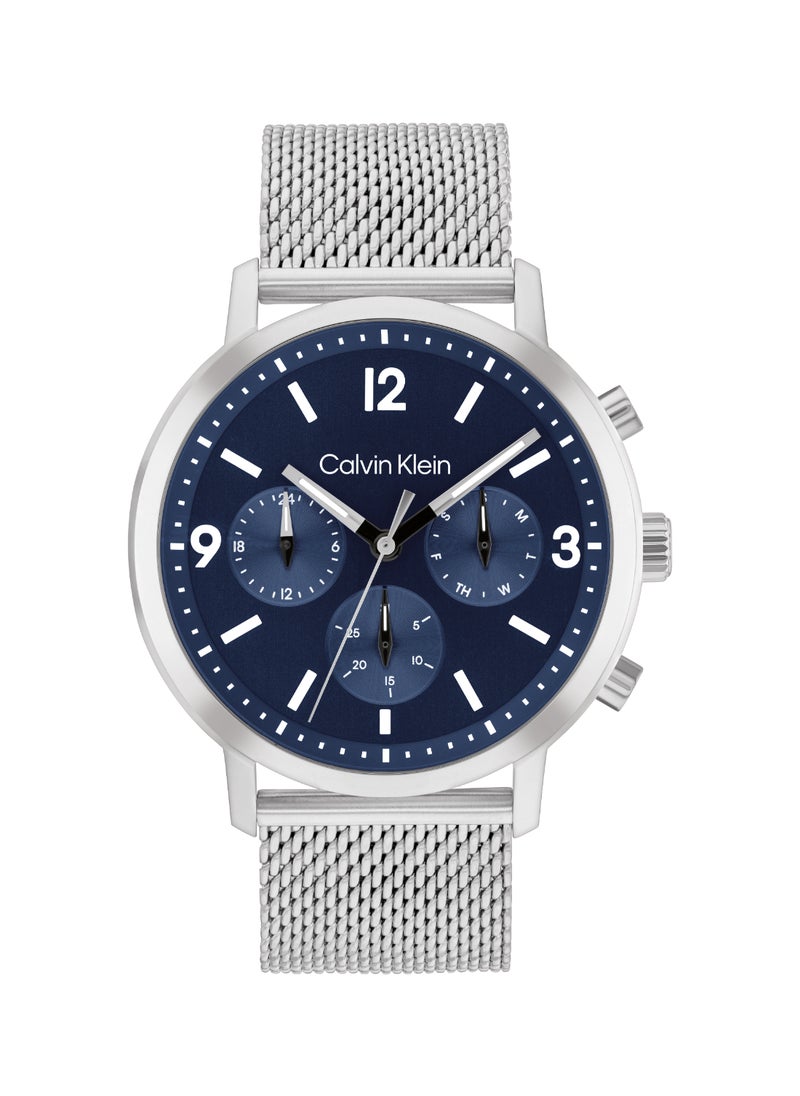 CALVIN KLEIN Round Analog Men's Blue Case Watch - 25200438  - Image 1