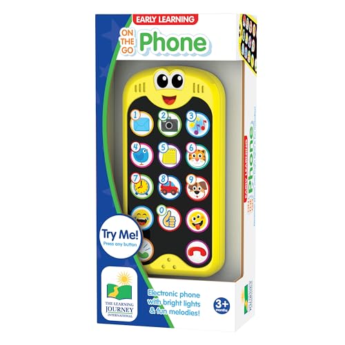 The Learning Journey Early Learning On The Go Phone Baby Cell Phone Toy Toddler Toys Gifts for Boys Girls Ages 3 Months and Up Award Winning Toys - Image 1