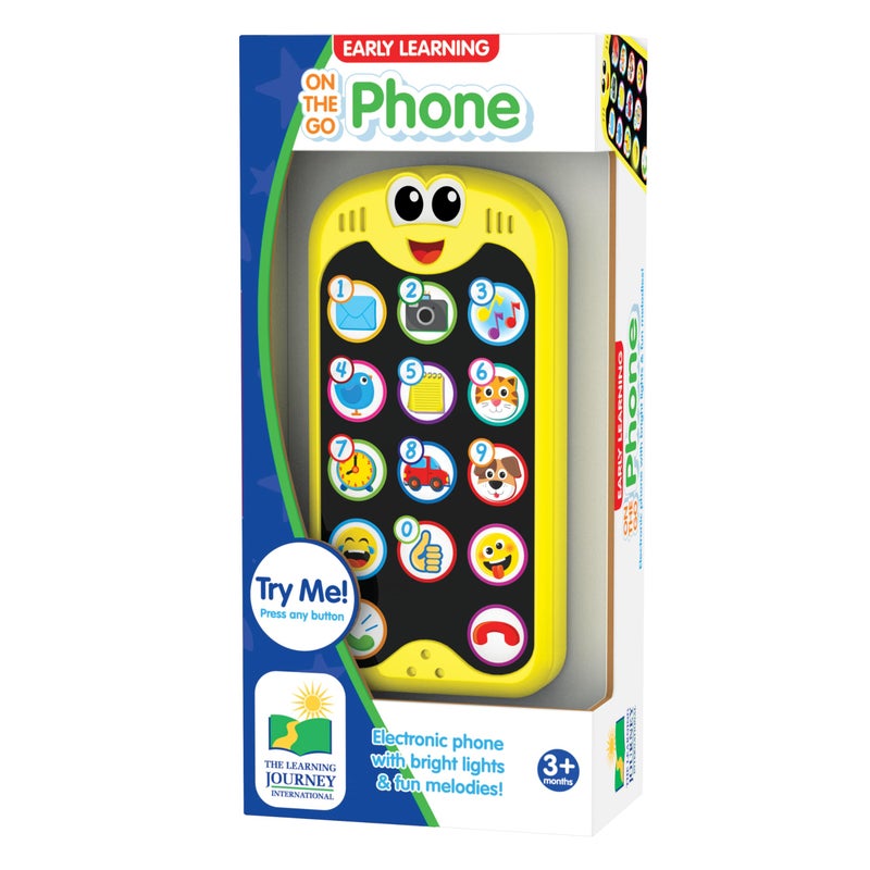 The Learning Journey Early Learning On The Go Phone Baby Cell Phone Toy Toddler Toys Gifts for Boys Girls Ages 3 Months and Up Award Winning Toys - Image 4