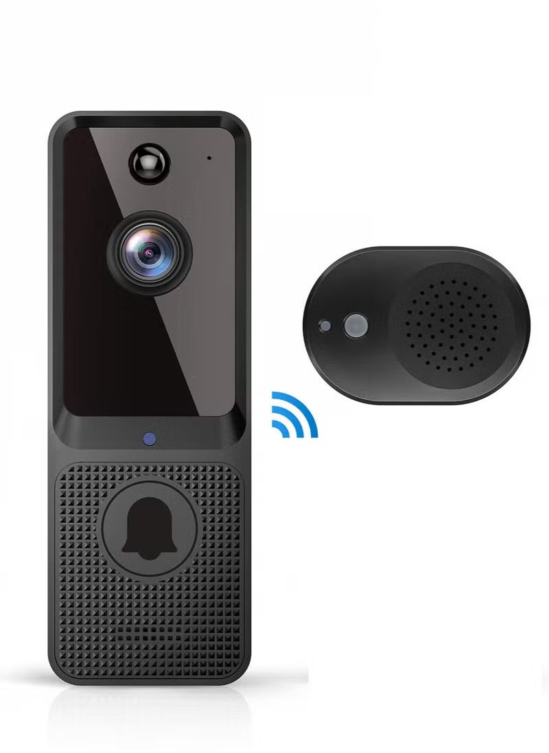 Hihonor Doorbell Camera Wireless, Smart WiFi Video Doorbell, Included Chime Ringer, Indoor/Outdoor Surveillance with Human Detection, 2-Way Audio, Night Vision, Cloud Storage, Battery Powered, Live View  - Image 1