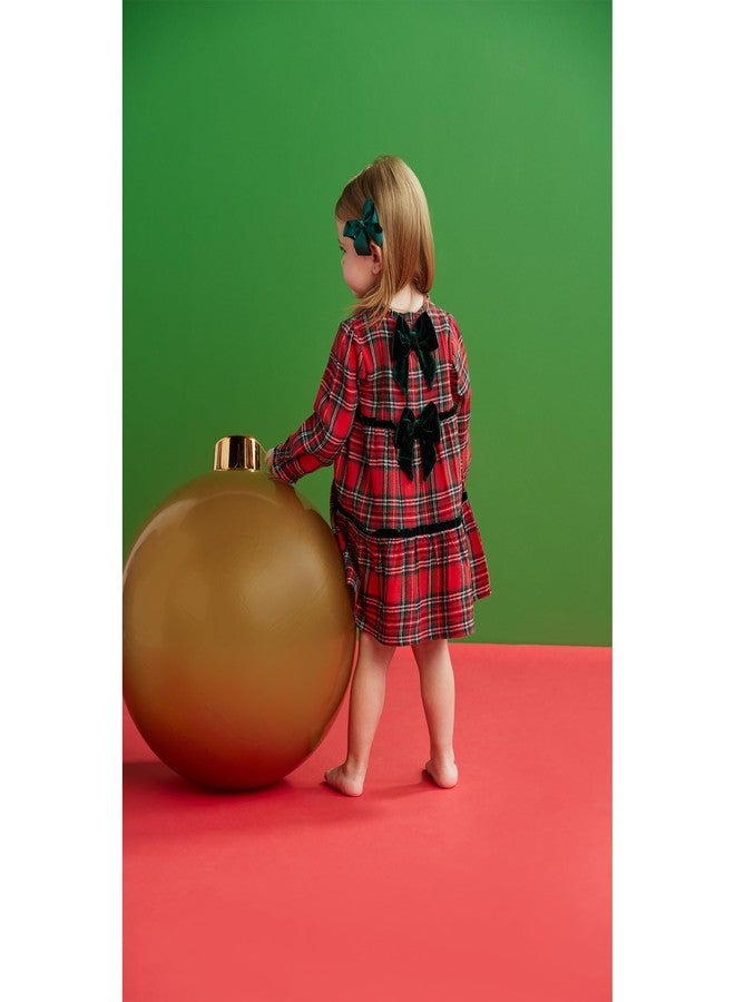 Mud Pie Baby Girls Children Tartan Tiered Dress - Image 2