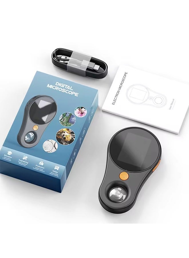 مجهر رقمي 2.0 بوصة 500X 1080P فيديو مجهر عملة معدنية مع عدسة مكبرة مع 8 مصابيح LED لإصلاح الأجهزة الإلكترونية Windows / Mac - Image 1