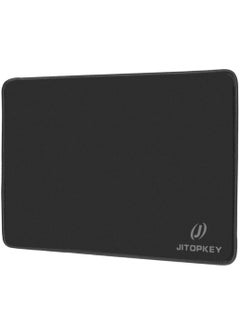 Mouse Pad with Stitched Edge, Size 260X210X2MM Premium and Portable Textured Mouse Mat, Non-Slip Rubber Base Mousepad for Laptop, Computer & PC