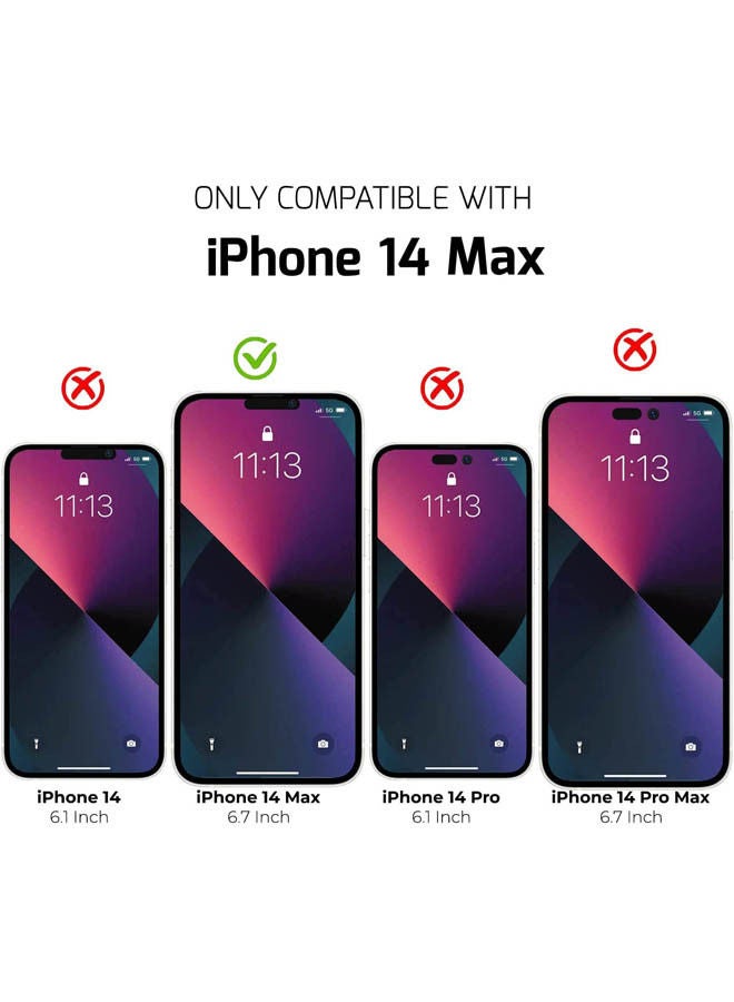 Rock Pow Privacy Full Coverage for iPhone 14 Plus  Screen Protector Privacy with 9H Hardness Tempered Glass Anti-Spy Peep Self-adhesive Anti-scratch Bubble Free Anti-Fingerprint Feature 6.7 inch  - Image 2
