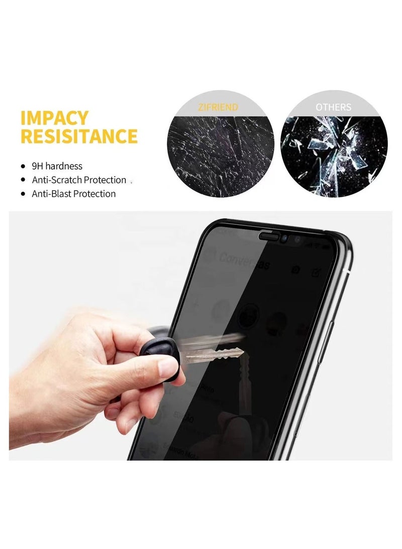 Rock Pow Privacy Full Coverage for iPhone 14 Plus  Screen Protector Privacy with 9H Hardness Tempered Glass Anti-Spy Peep Self-adhesive Anti-scratch Bubble Free Anti-Fingerprint Feature 6.7 inch  - Image 5