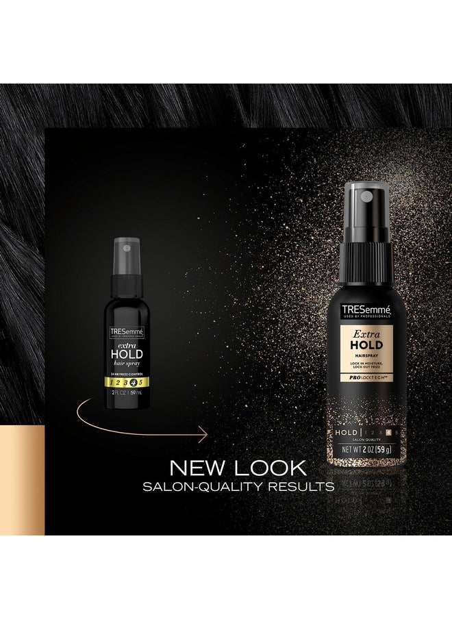 TRESemmé Tresemme Hairspray Travelsize Extra Hold Nonaerosol Value Pack 24Hour Frizz Control Hair Care Antihumidity Spray For Hair Styling Products Moisturizing Hair Spray 2 Oz (Pack Of 6)  - Image 5