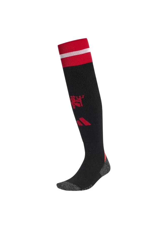 اديداس Mufc H So Black Football Socks Kxxl