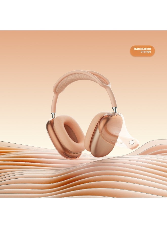 Special Price For Apple AirPods Max Protective Cover Bluetooth Noise Reduction Headphone Case TPU Storage Bag Box-Color:Orange-Model:Apple AirPods Max Case  - Image 1