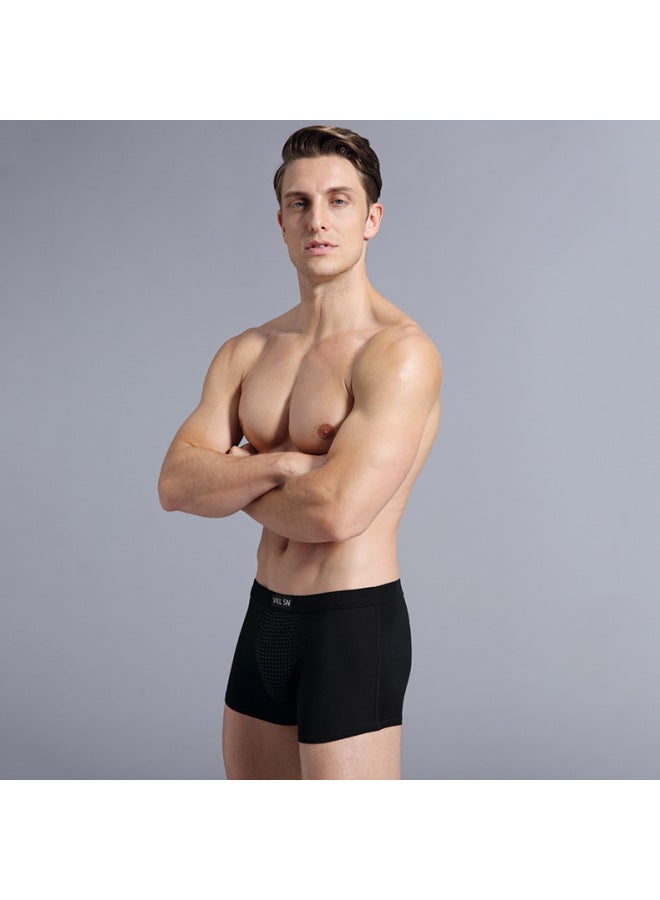 Milk Silk Magnet Health Care Underwear Men's Boxer Shorts Head Quick Hand Shake Sound Hot British Sweatpants