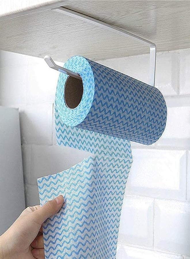Harmony world Reusable Kitchen Towel Roll (Pack of 2, 160 Sheets) Washable Non Woven Tissue - Absorbent Lint-Free Cleaning Cloth Roll for Home & Kitchen - Red & Blue Wet Dry Wipes - Image 5