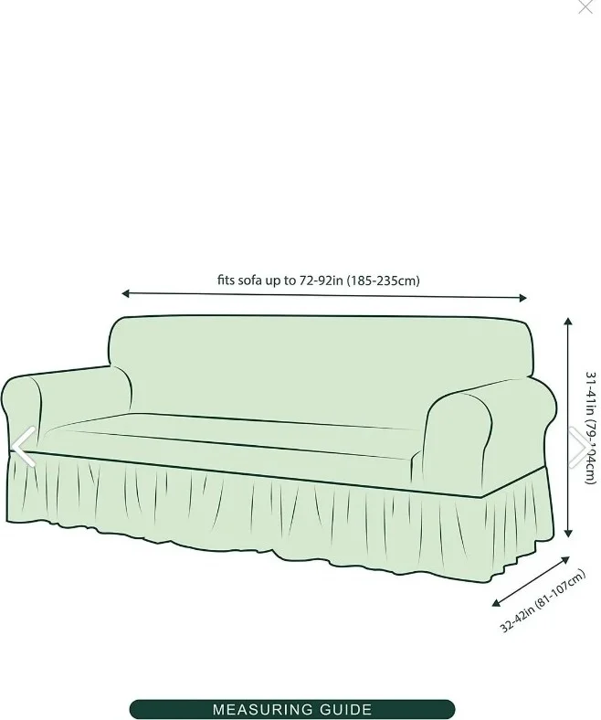 الجيار Bürümcük Sofa, Sofa, Sofa Bed Cover, Elastic Sofa Cover 3311TAKIM