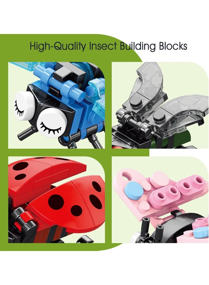 【Insect World Blind Box Building Blocks】10 Random Style Set | Educational Assembly Toys | Cute & Realistic Insect Models (Butterfly/Dragonfly/Spider) | Eco-Friendly ABS Material | Develops Creativity & Motor Skills | STEM Parent-Child Toy | Stable Connection For Display | Perfect Gift For Kids 6+ - Image 5