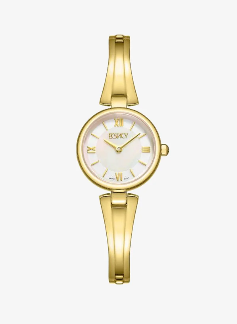 إكستاسي Women's Stainless Steel Analog Watch E25509-GBGM - 24mm mm