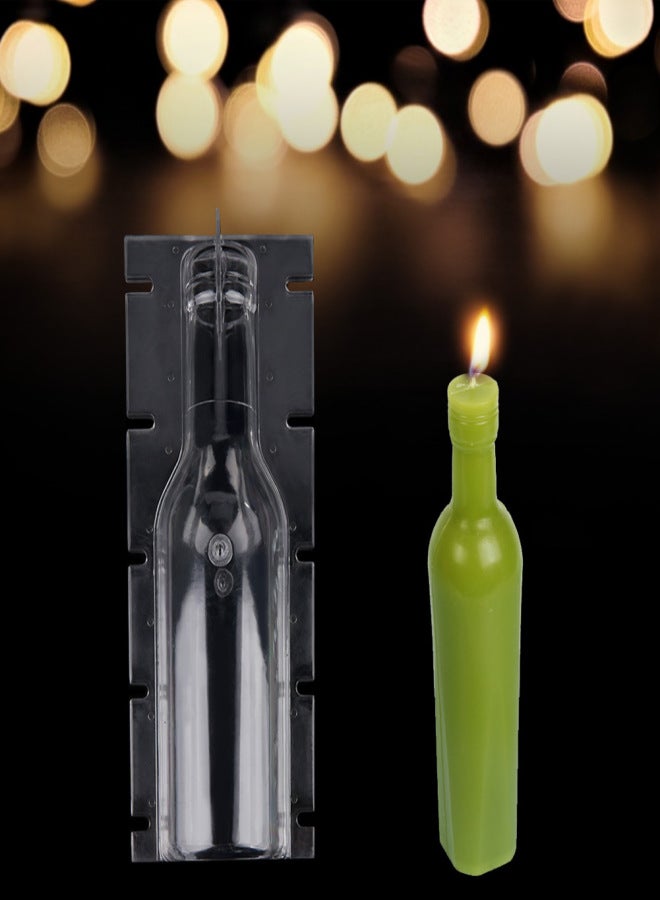 Clear Plastic Candle DIY Mold Tool BottlE Shaped Heat resistant Wedding Candle Mold - Image 3
