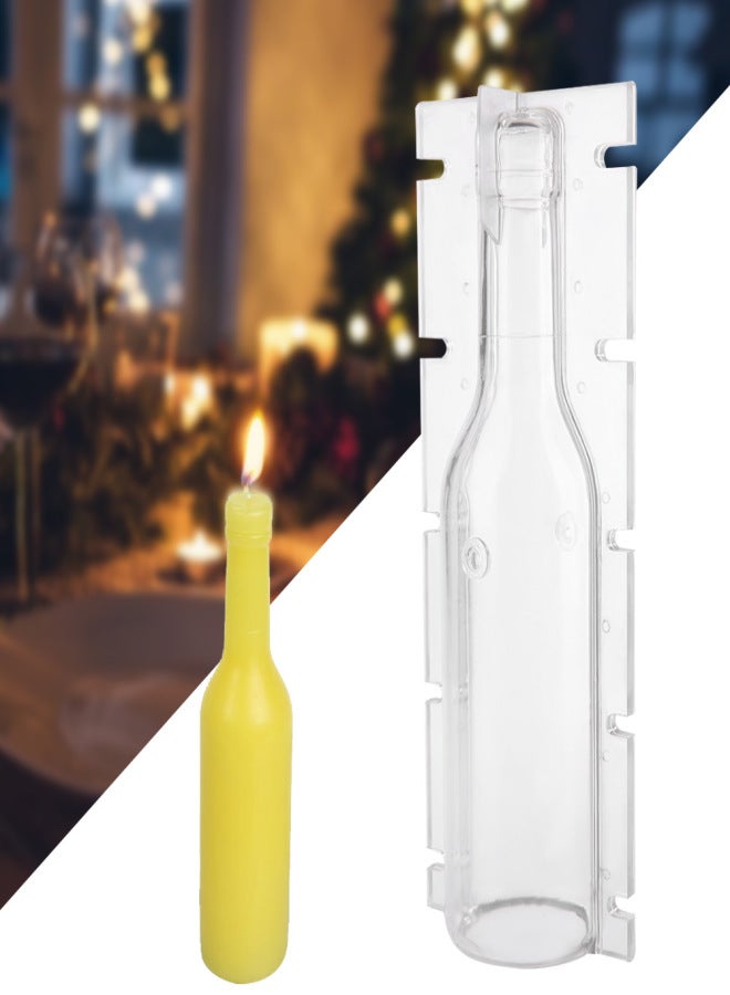 Clear Plastic Candle DIY Mold Tool BottlE Shaped Heat resistant Wedding Candle Mold - Image 4
