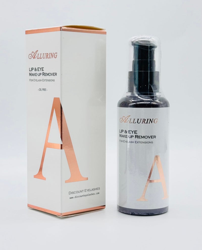 Alluring Eyelash Extensions Lips Eye Makeup removerOil FreeGentleNo BurnLash Extension Makeup Remover by Alluring Lashes 100ml