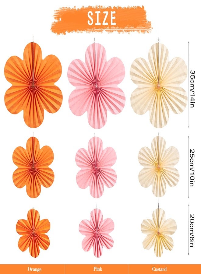 PAPER JAZZ Flowers Decorations for Wall Tea Party Decoration Fans Classroom Decoration - Image 2