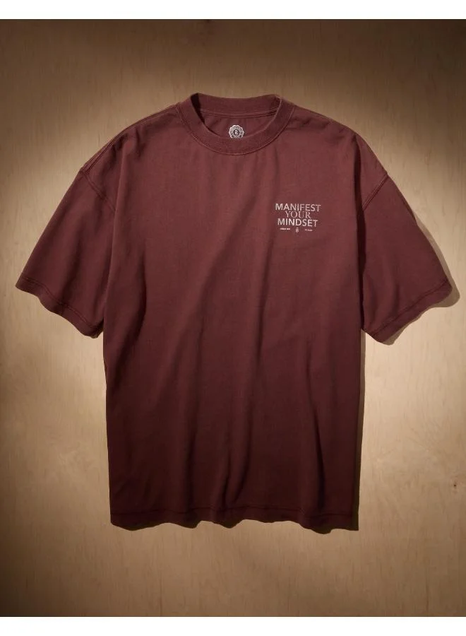 امريكان ايجل تيشيرت بطبعة مانيفيست يور مايندست من إيه إي وترو كولورز