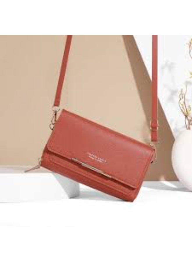 FOREVER LOVELY Women’s Leather Crossbody Bag – Elegant Design for Work and Daily Outings - Image 1