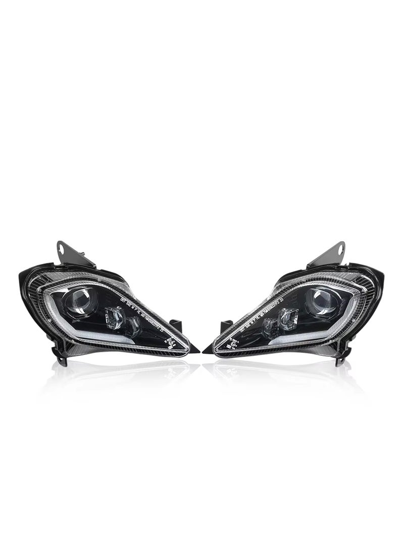 Generic Pair of Day time Running  Adjustable Turn Signal LED Headlight for Yamaha Raptor  - Image 1