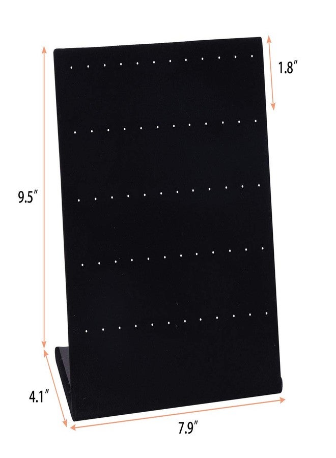 AUTOARK Black Velvet 30 Pair Earrings Display Holder Organizer,Jewelry Display Stand,AJ-041 - Image 3