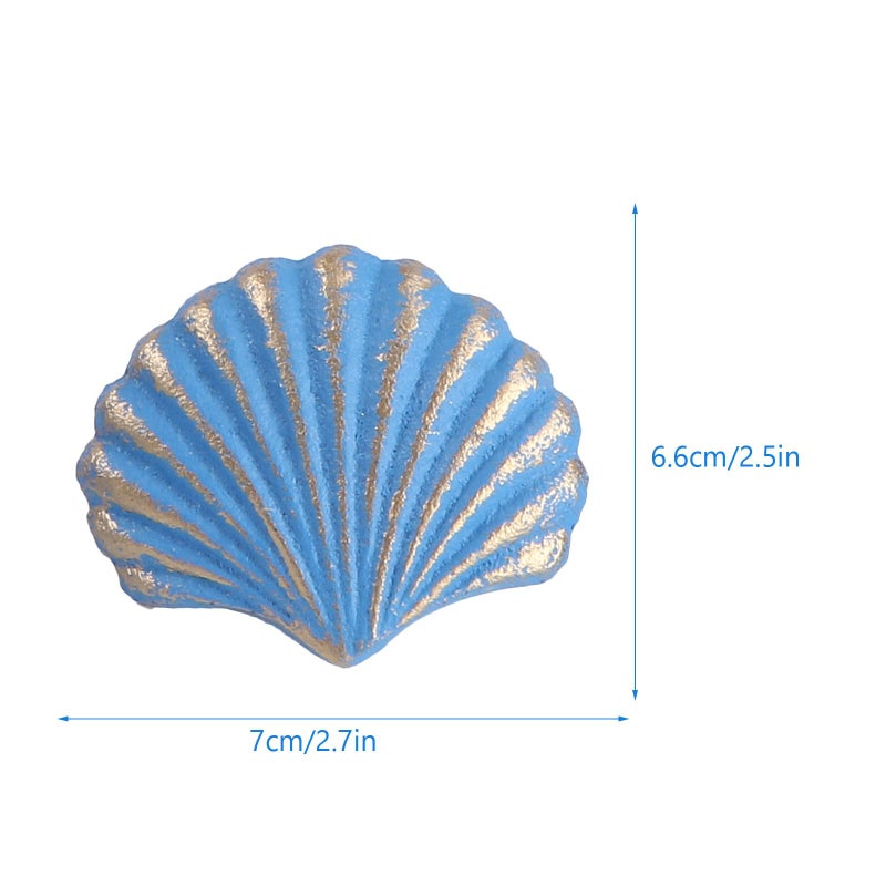 4Pcs Cast Iron Cabinet Knobs Coastal Beach Theme Drawer Door Handles Retro Animal Hardware - Image 3