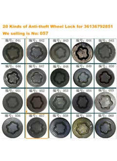 Generic 36136792851 Anti Theft Wheel Stud Bolt Locks 14 X 1.25Mm With 1 Key Compatible For E70 E71 F10 F30 F22 F32 G11 F01 F25 F26 F12  - Image 3