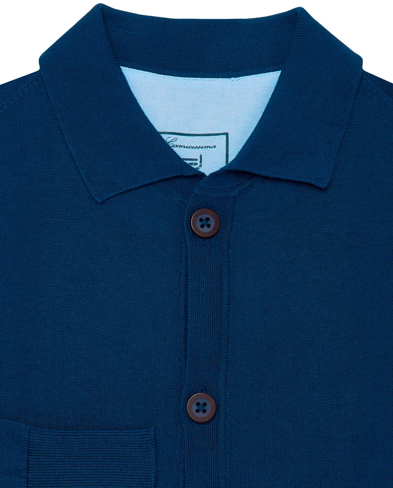 Camicissima BLUE NAVY LUXURY KNITWEAR CARDIGAN for Men | Best Price UAE