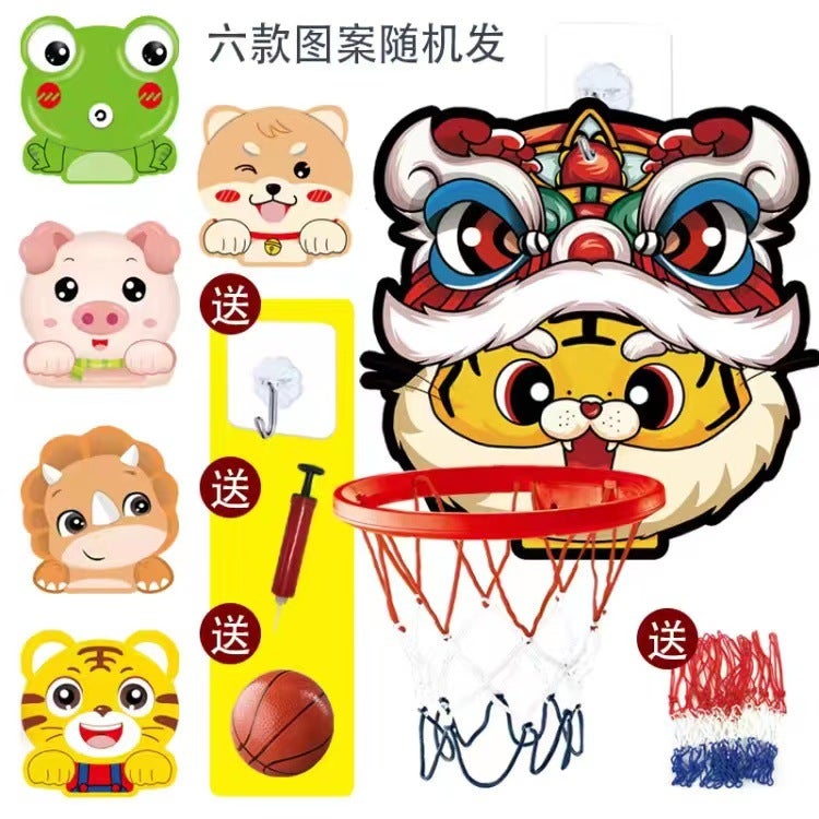Basketball Rack Children'S Household Indoor Liftable Mobile Outdoor Adult Standard Basketball Rack Rings Basketball Rack - Image 1