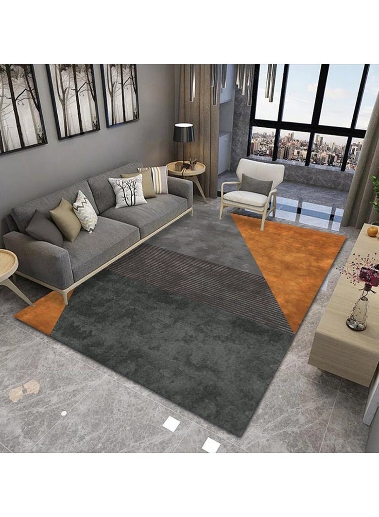 Loquat Squality Soft And Comfortable Orange Series Modern Minimalist Carpet