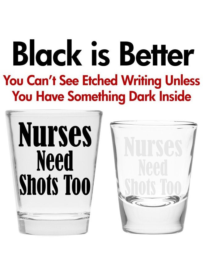 Make Em Laugh Shot Glass - Nurses Need Shots Too - Great Gift For Nurse's Day! - Image 4