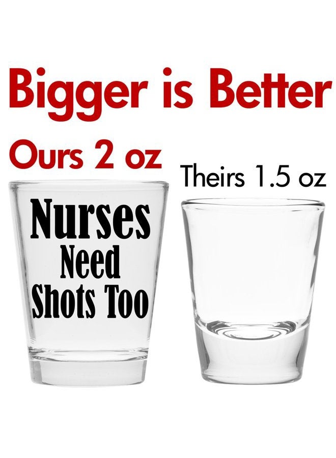 Make Em Laugh Shot Glass - Nurses Need Shots Too - Great Gift For Nurse's Day! - Image 3