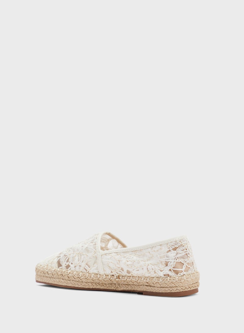 ELLA Casual Lace Espadrille - Image 2