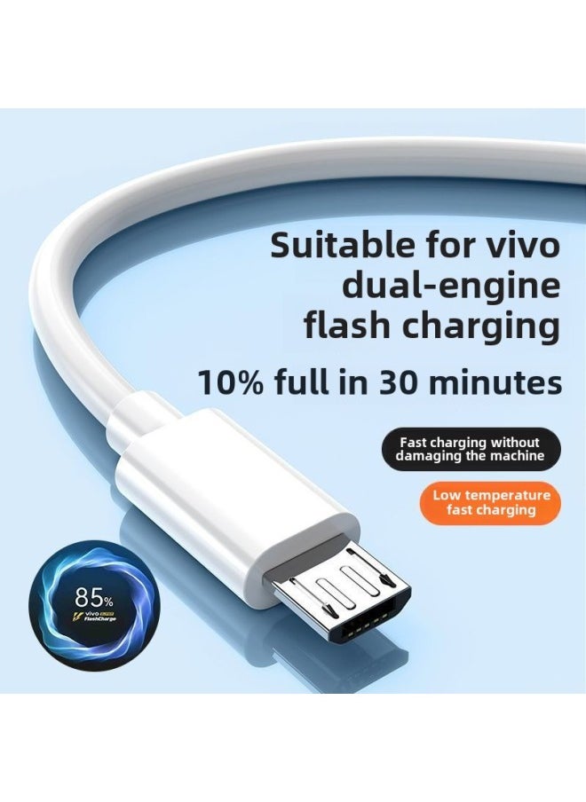 Generic - For Huawei Glory Mobile Phone Charger OPPO Xiaomi Vivo Package Thick Line Android Data Line 6A Fast Charge-Color:Android Trapezoidal Flash Charging Data Cable_ 1.6m Two-year Warranty - Image 1