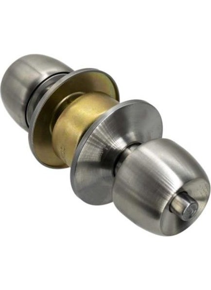 Gürçay Hotel Type Knob Room Door Lock with Key and Button  - Image 3