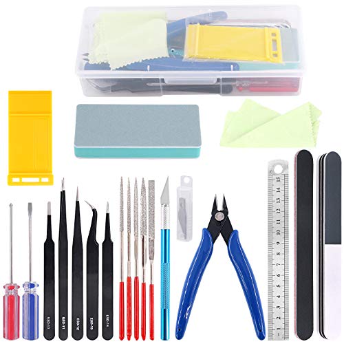Rustark 21Pcs Modeler Basic Tools Craft Set Hobby Building Tools Kit for Assembling Miniatures Mecha Car Model Building - Image 1