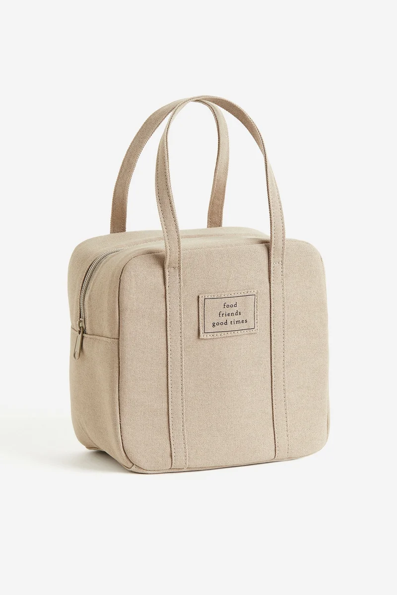 H&M Cotton canvas cool bag