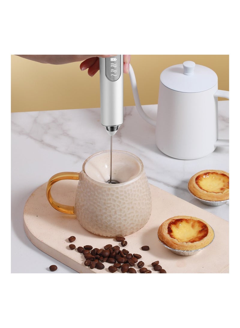 Whisk 2 in 1 Electric Milk Frother And Egg Beater Set / Black or Silver delivery randomly - Image 2