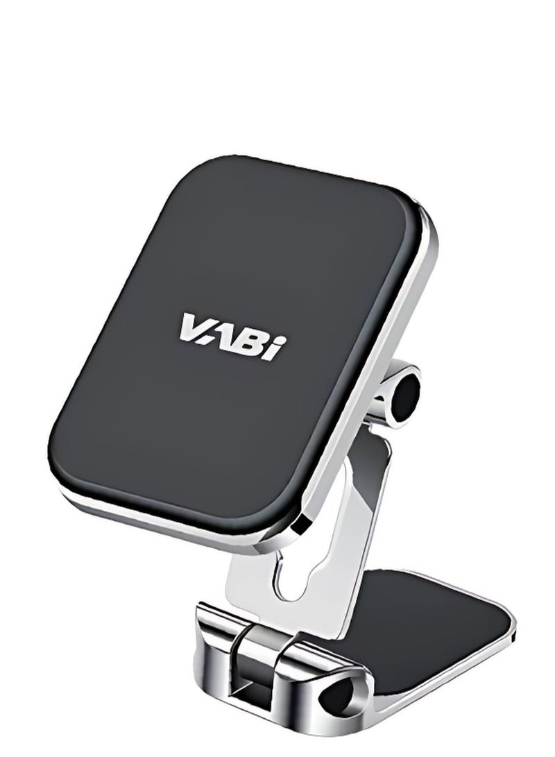 Zinc Alloy High Magnetic Car Phone Holder – 360° Rotation, Foldable Design – Suitable for Various Car Models