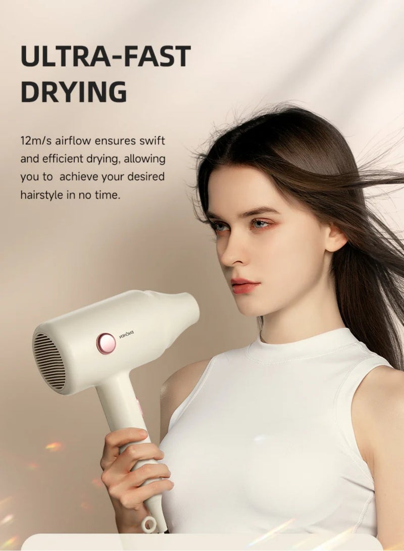 Hair Dryer – 1800W Powerful Blow Dryer for Women, 3 Heat Settings, Negative Ion Technology, Hanging Hook, Lightweight Hair Styler, Air 7