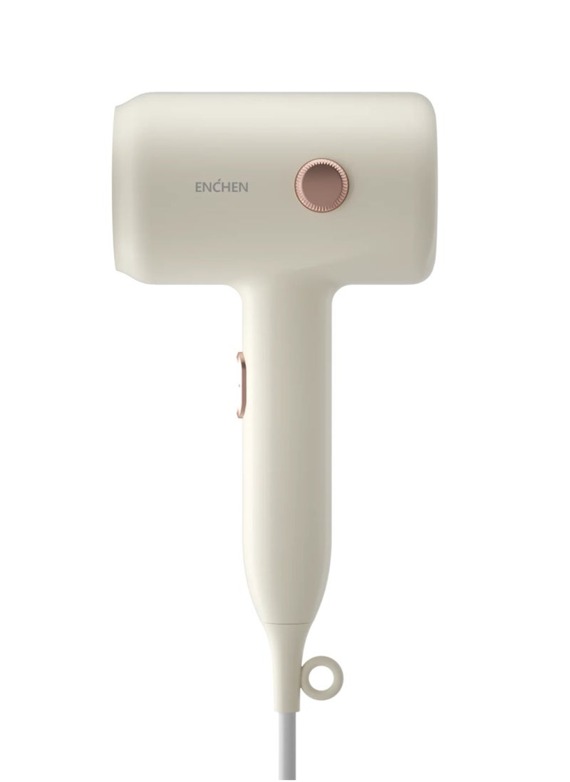 ENCHEN Hair Dryer – 1800W Powerful Blow Dryer for Women, 3 Heat Settings, Negative Ion Technology, Hanging Hook, Lightweight Hair Styler, Air 7  - Image 2