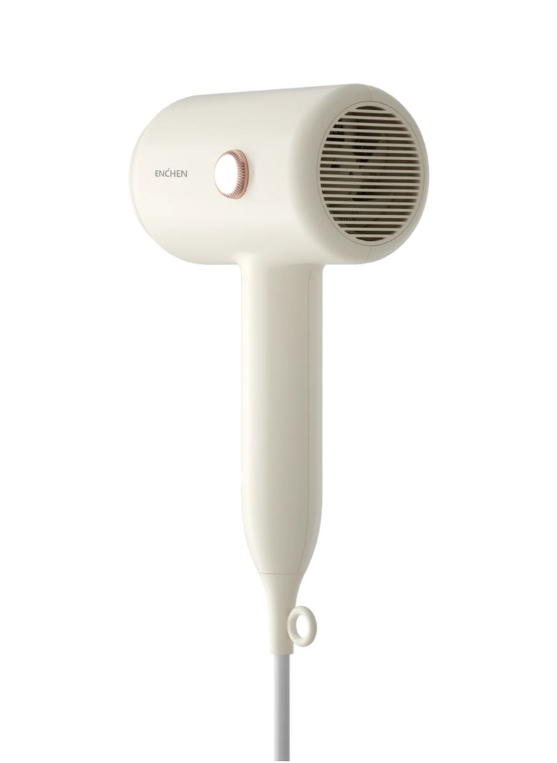 ENCHEN Hair Dryer – 1800W Powerful Blow Dryer for Women, 3 Heat Settings, Negative Ion Technology, Hanging Hook, Lightweight Hair Styler, Air 7  - Image 3