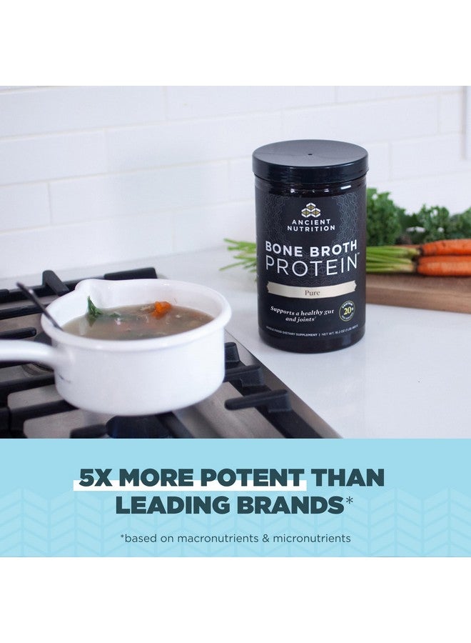 Ancient Nutrition Protein Powder Made from Real Bone Broth, Unflavored, 20g Protein Per Serving, 20 Serving Tub, Gluten Free Hydrolyzed Collagen Peptides Supplement - Image 3