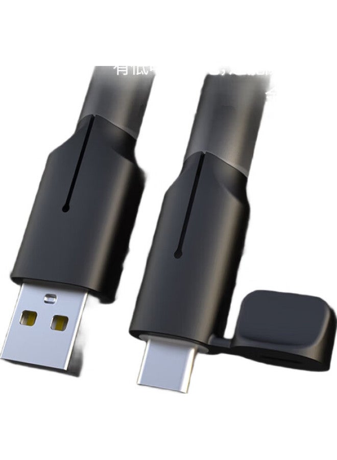 Masentek حامي كابل البيانات من ماسينتيك، كابل شحن سيليكون نوع-C + USB، رأس مضاد للكسر، ملف كابل، موصل مشبك، عالمي لشواحن آبل وأندرويد، رأس مضاد للكسر - Image 1
